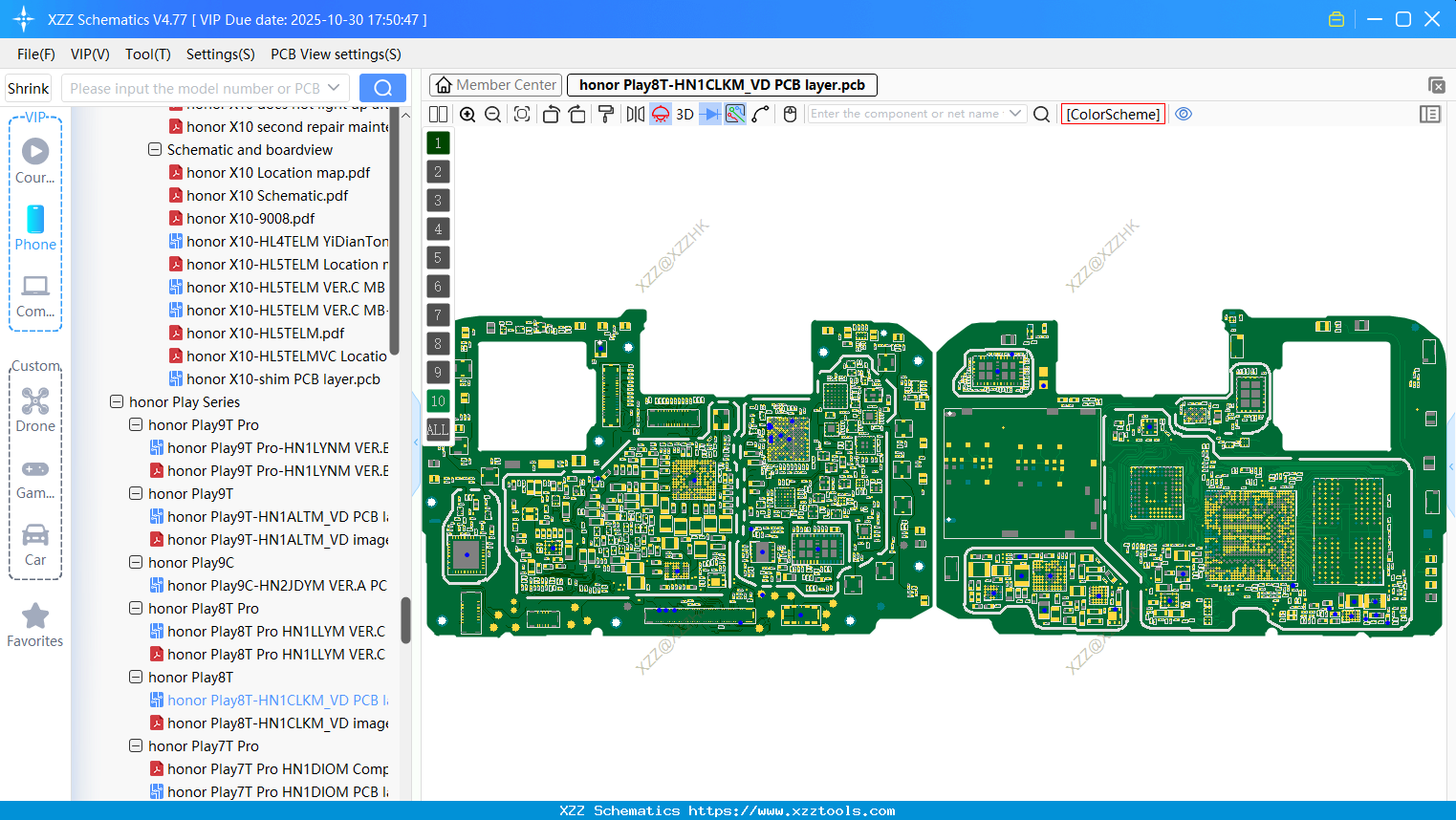 Honor Play8T-HN1CLKM_VD PCB Layer